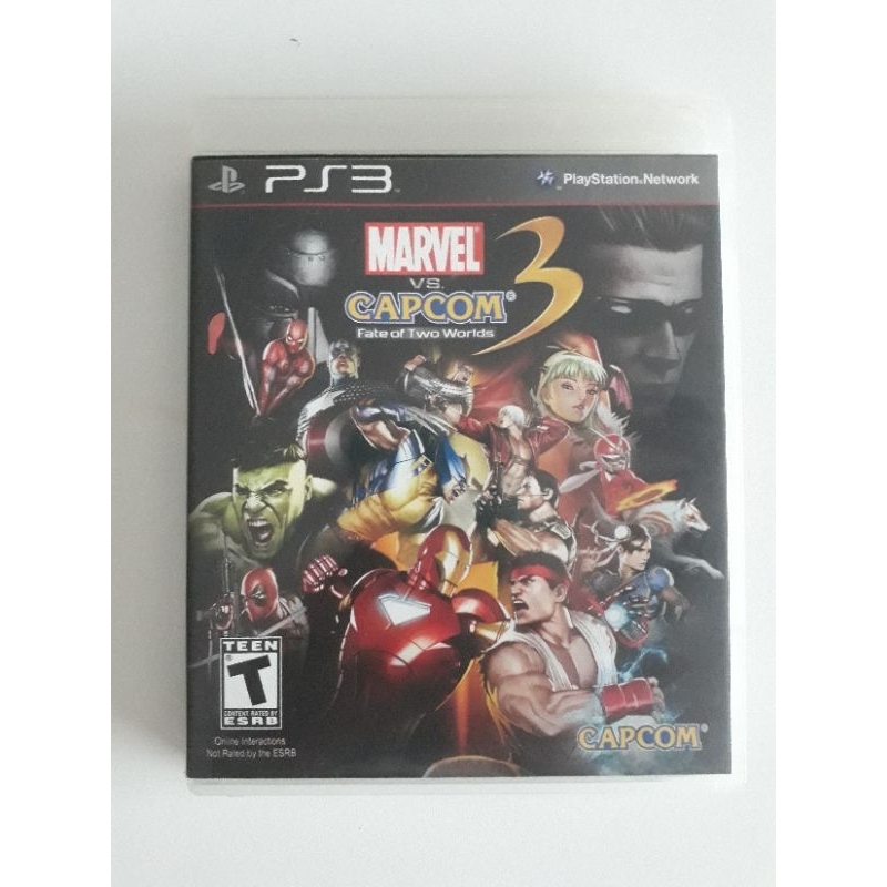 Marvel vs Capcom 3 fate of two worlds ps3 usado