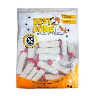 Osso P/cães Fantasia Hot Dog Pacote 1Kg - Best Bone
