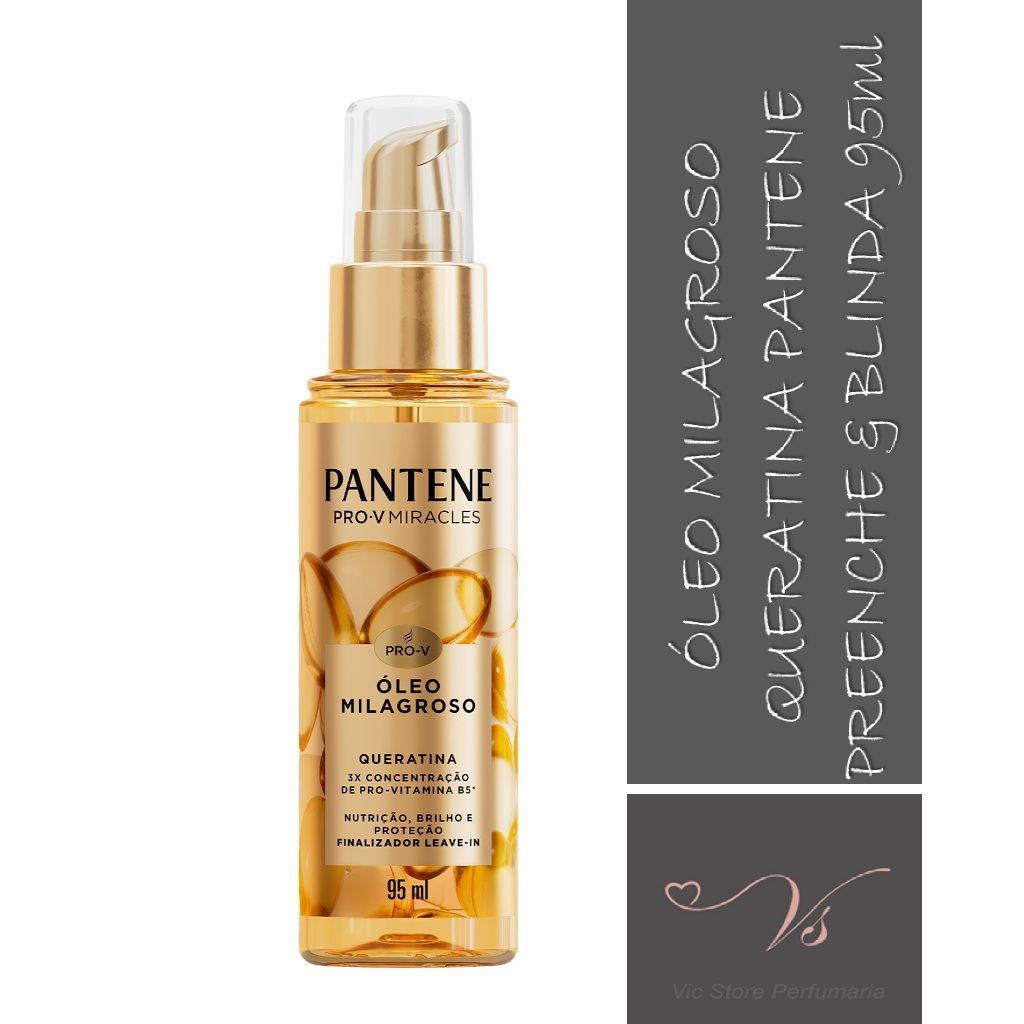 Óleo Milagroso Pantene Queratina 95ml