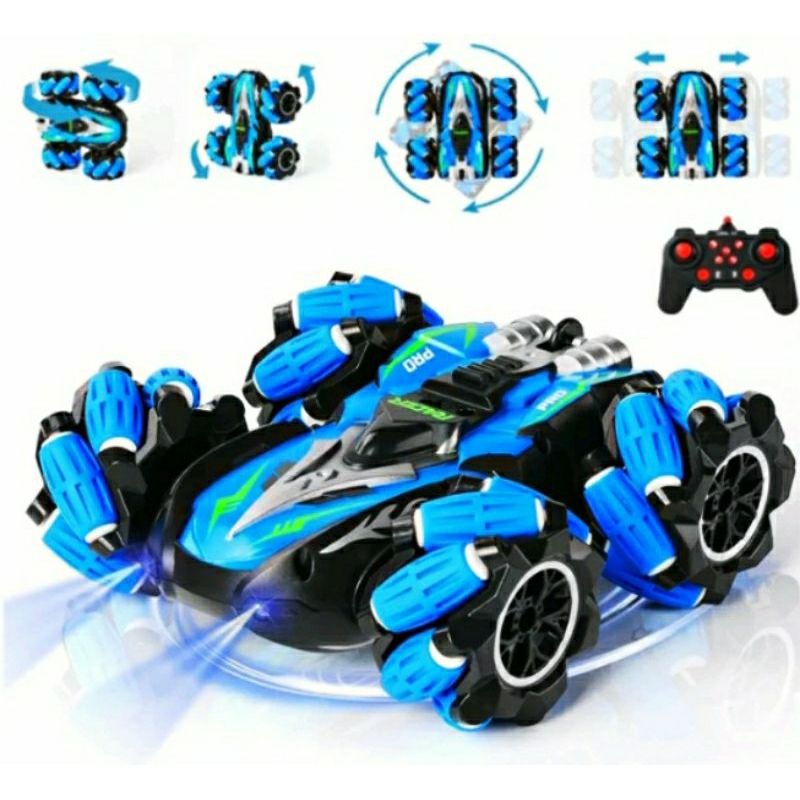 Carro Dew Controle Remoto Recarregável Stunt Acrobático Rancing Drift