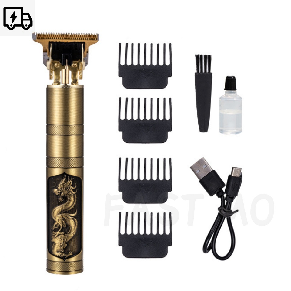 Máquina De Cortar Cabelo Para Barba Masculina Designer Elétrico Profissional Premium YIHAN.STORE