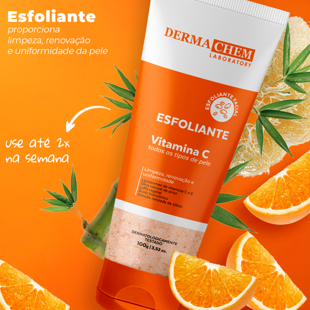 Esfoliante Facial Clareador de Pele Vitamina C 100ml