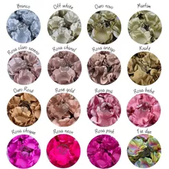 200 Forminhas de Doces Finos Flor Luxo Casamento Festa 65 Cores + 35 Combinações (CHOCO)
