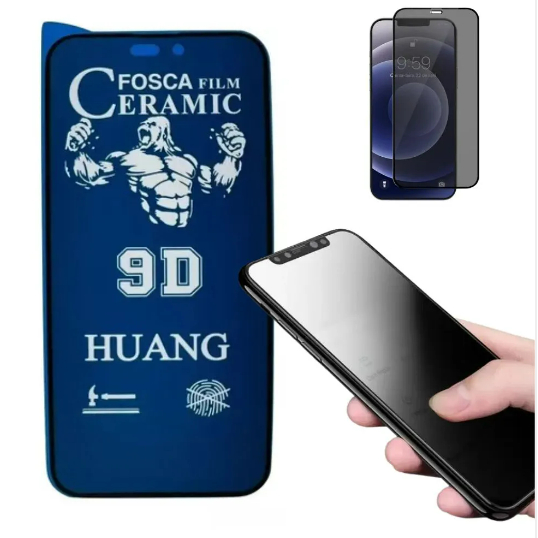 Película Cerâmica Fosca e privacidade 9D para Motorola Edge 20 / Edge 20 pro / Fosca privativa