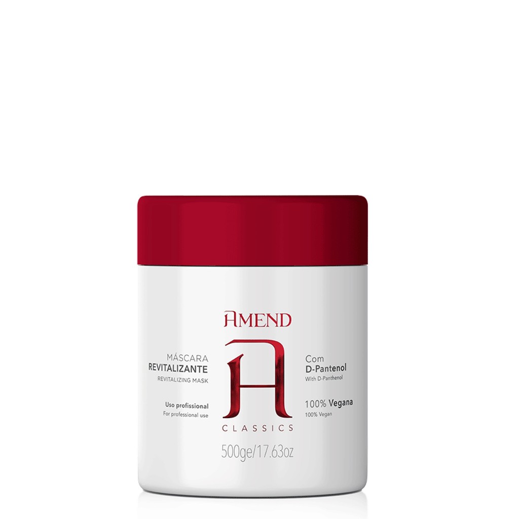 AMEND MÁSCARA D-PANTENOL REVITALIZANTE D-PANTENOL 500G em Oferta na Shopee