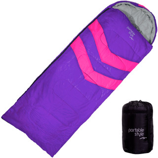 Saco de dormir Portable Style PRO Ripstop Camping Trekking Montanhismo Inverno Temperatura 0ºc