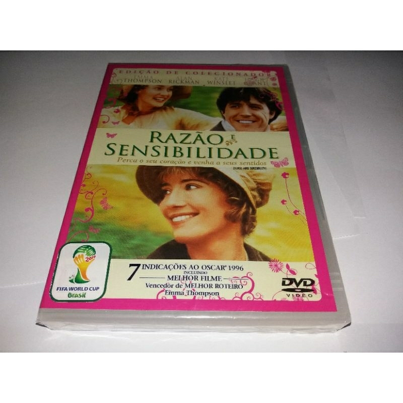 Dvd - Razao e Sensibilidade - 1995 - Kate Winslet - Hugh Grant - Dublado - Lacrado