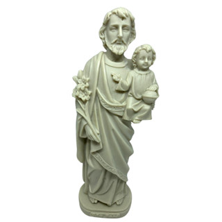 Escultura São José 20cm em Resina P/ Decoração em Oferta na Shopee