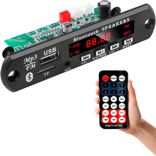Placa Decodificadora First Option FM Bluetooth 5.0 MP3 WMA 9 V 12 USB TF AUX Rádio em Oferta na Shopee