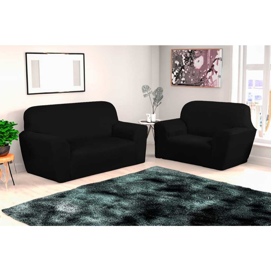 Jogo De Capa De Sofá Coladinha 3 e 2 Lugares em Malha Com Variação De CORES em Oferta na Shopee