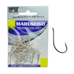 Anzol Maruseigo Aço Carbono Nickel Marine Sports - Vários Tamanhos