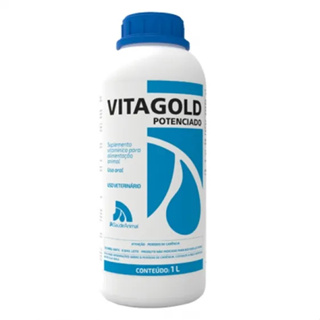 Vitagold Potenciado 1 Litro Suplemento Vitaminico para Animais em Oferta na Shopee