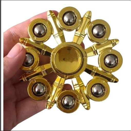 Fidget Hand Spinners Metal Ferro Dos Raros Cores Vibrantes GRANDE ROLAMENTO FINO