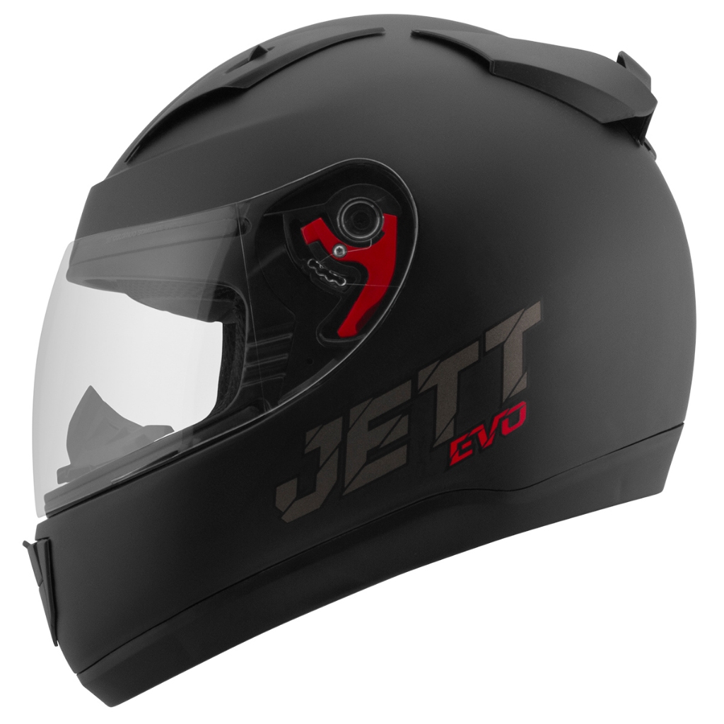 Capacete Jett Modelo Evo Line Solid Fosco Com Forração Antialérgica e Anti-mofo em Oferta na Shopee