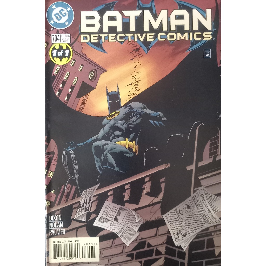 Hq DC Batman Detective Comics 704 -  Vintage - Importada - 1996 - DC Comics