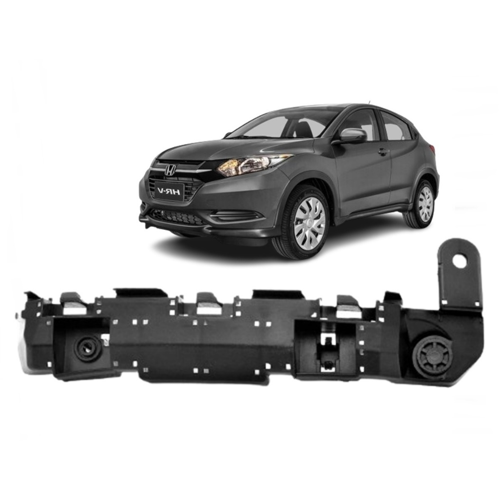 Carrinho Guia Suporte Parachoque Dianteiro Honda Hrv 15 16 17 18 19 20 Esquerdo