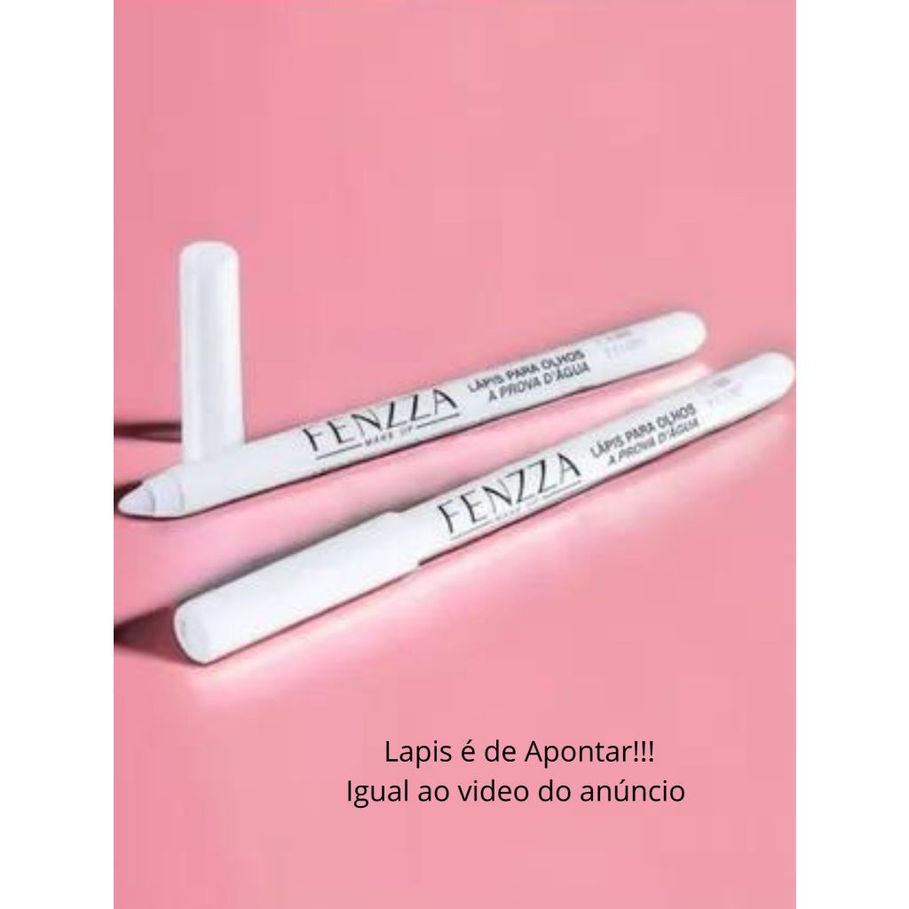 Lápis Delineador para olhos Branco a Prova D'água -Fenzza