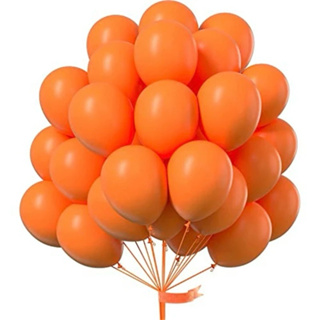 50~250 Balão numero 5 bexiga  para festa aniversário LARANJA em Oferta na Shopee