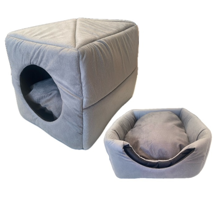 Caminha Pet Toca Iglu 2 EM 1 Cama Para Cães e Gatos Com Almofada
