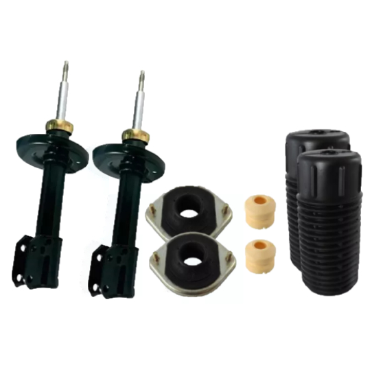 Amortecedor Dianteiro e Kit Coxim Superior Batente haste e Coifa  Dianteiro Corsa Celta Prisma