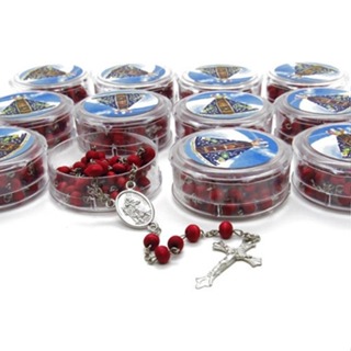 Kit Com 12 Terços Perfumados Nossa Senhora Aparecida em Oferta na Shopee