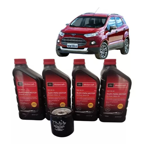 Kit Troca Óleo + Motorcraft 5w30 Original Ecosport 1.6 2013 2014 2015 2016 2017 2018