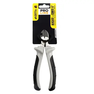 Alicate de Corte Aço C45 6" Polegadas Diagonal Profissional Cabo Isolado Emborrachado Cortar Cabo Fio Eletrico Bitola