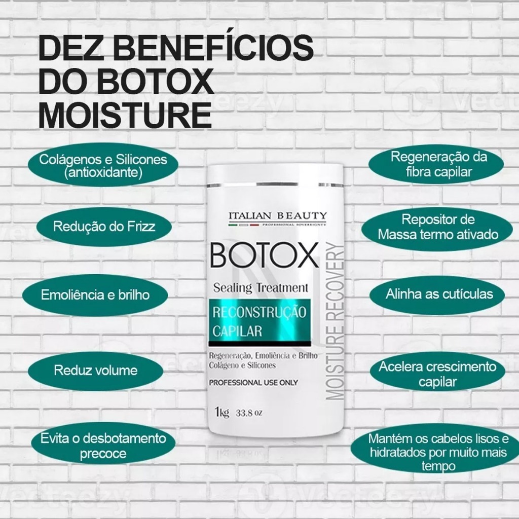 Escova Capilar ITALIAN BEAUTY REDUTOR DETOK 1000ML MASCARA DE TRATAMENTO E ALISAMENTO CAPILAR