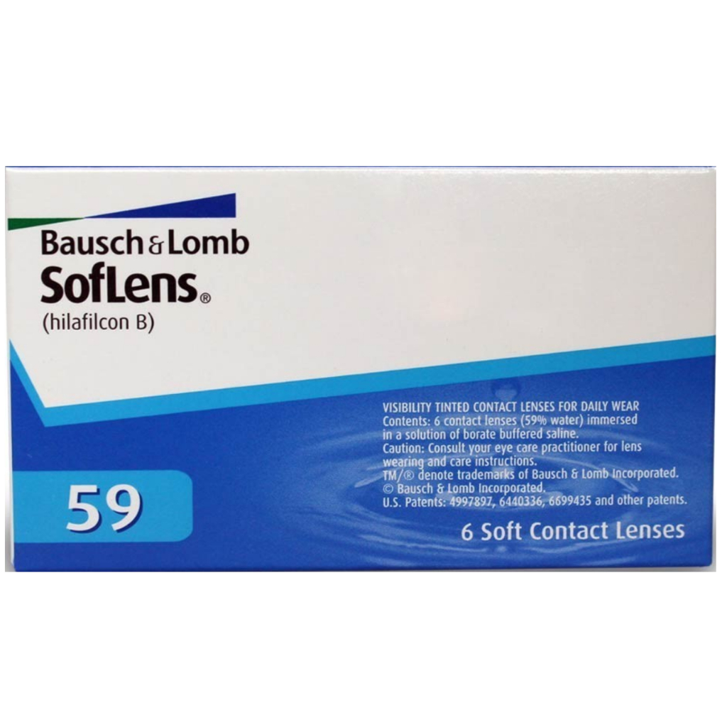 Lentes De Contato Soflens 59 Incolor Mensal Com Grau - Bausch & Lomb