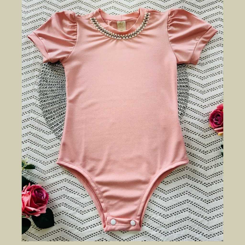 Body Infantil Perolado Verão - REF:1320