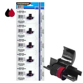 5 Rolete P/ Maquina De Calcular Ir 40t Ir40t 1009  Bicolor Sharp El2507 Hr 18 21 em Oferta na Shopee