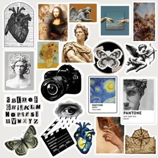 Pack Stickers- Adesivos Obra de arte Impermeável - Decoração Notebooks - Capinha de Celular em Oferta na Shopee