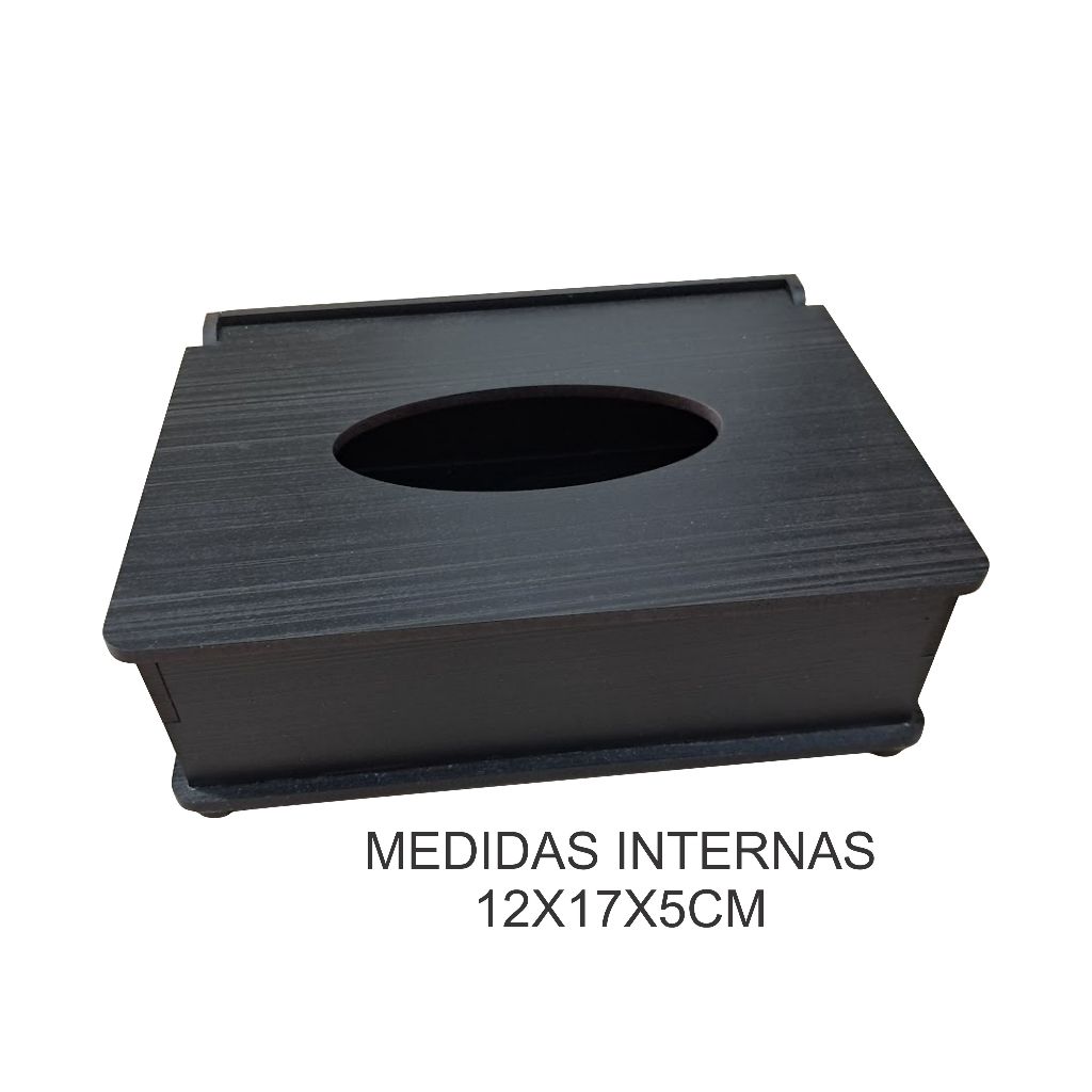 Caixa porta lenços mdf pintado a mão — imagem 2 de 2