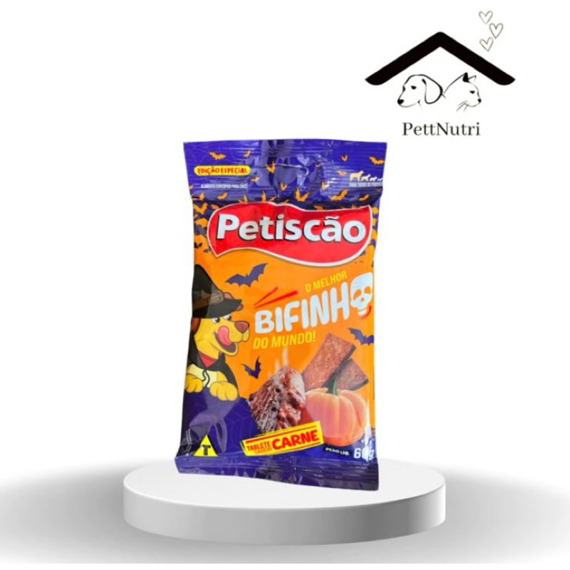 Bifinho Petiscão Cães Adultos Sabor Carne