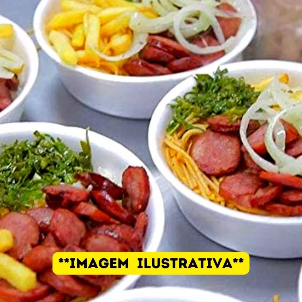 Marmitex 750ML Isopor C/tampa Branca 100un