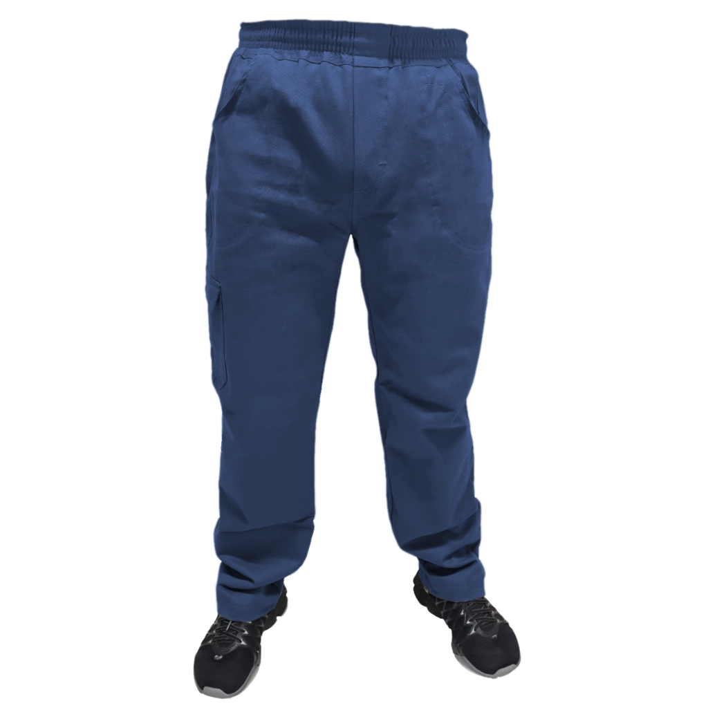 Calça de Uniforme Segurança Brim Profissional Reforçada