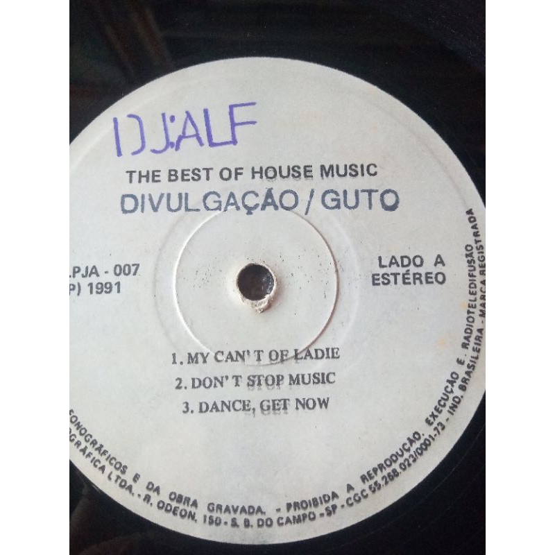 LP Dance The Best Of House Music ----- DJ FERRY'S  1991