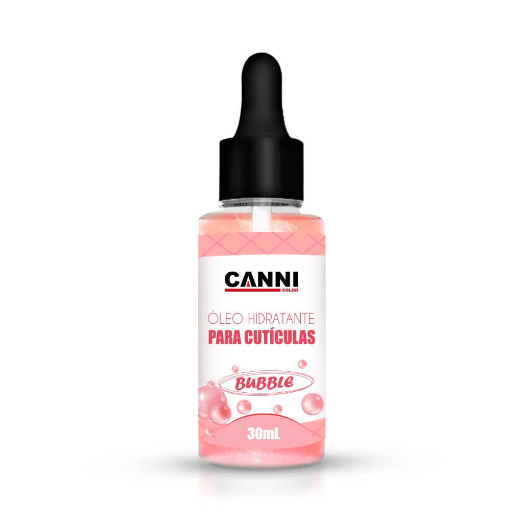 Óleo hidratante de cuticulas - cheirinho de chiclete - canni color 30ml