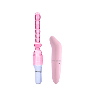 Kit Vibrador Golfinho Com Vibrador Anal em Bastão Silicone Jelly SEX SHOP em Oferta na Shopee