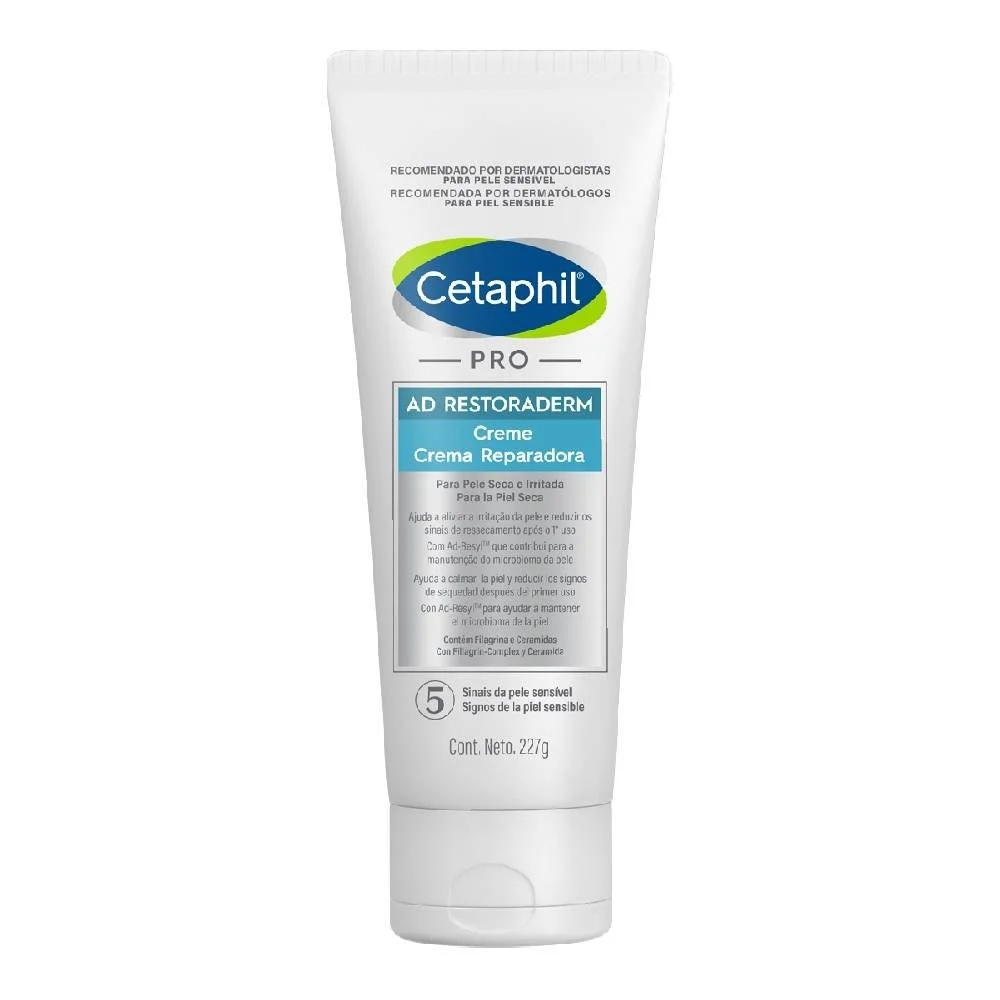Creme Reparador AD Restoraderm Para Pele Seca Pro 227g Cetaphil