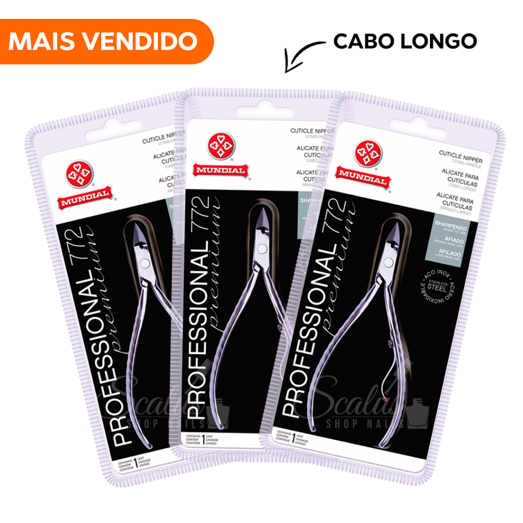 Alicate para Cuticula Mundial 772 Profissional Alicate de Unha - Comprar com Melhor Preço em Ferramentas e Melhorias para a Casa