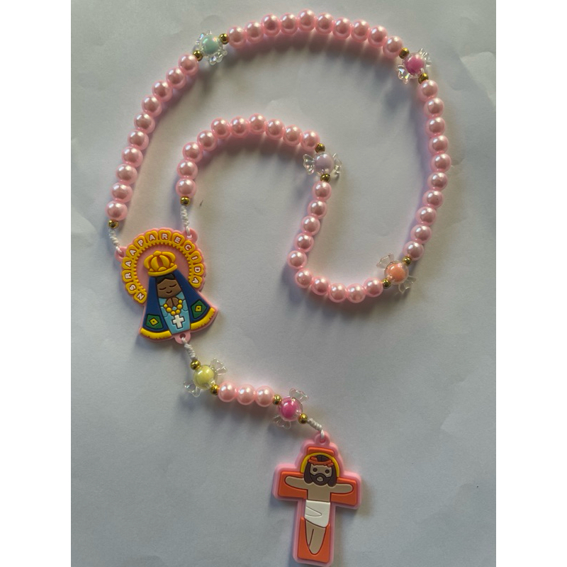 Terço Infantil Nossa Senhora Aparecida- terço Católico - terço criança