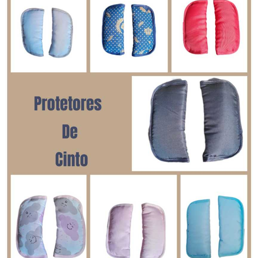 Protetores De Cinto Para Carrinho E Bebê Conforto Cores-Variadas