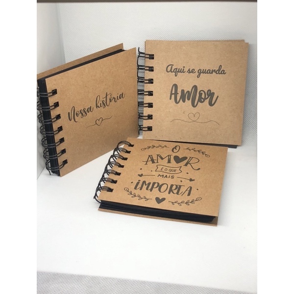 Álbum SCRAPBOOK MINI - Capa Flexível | ENVIO RÁPIDO.