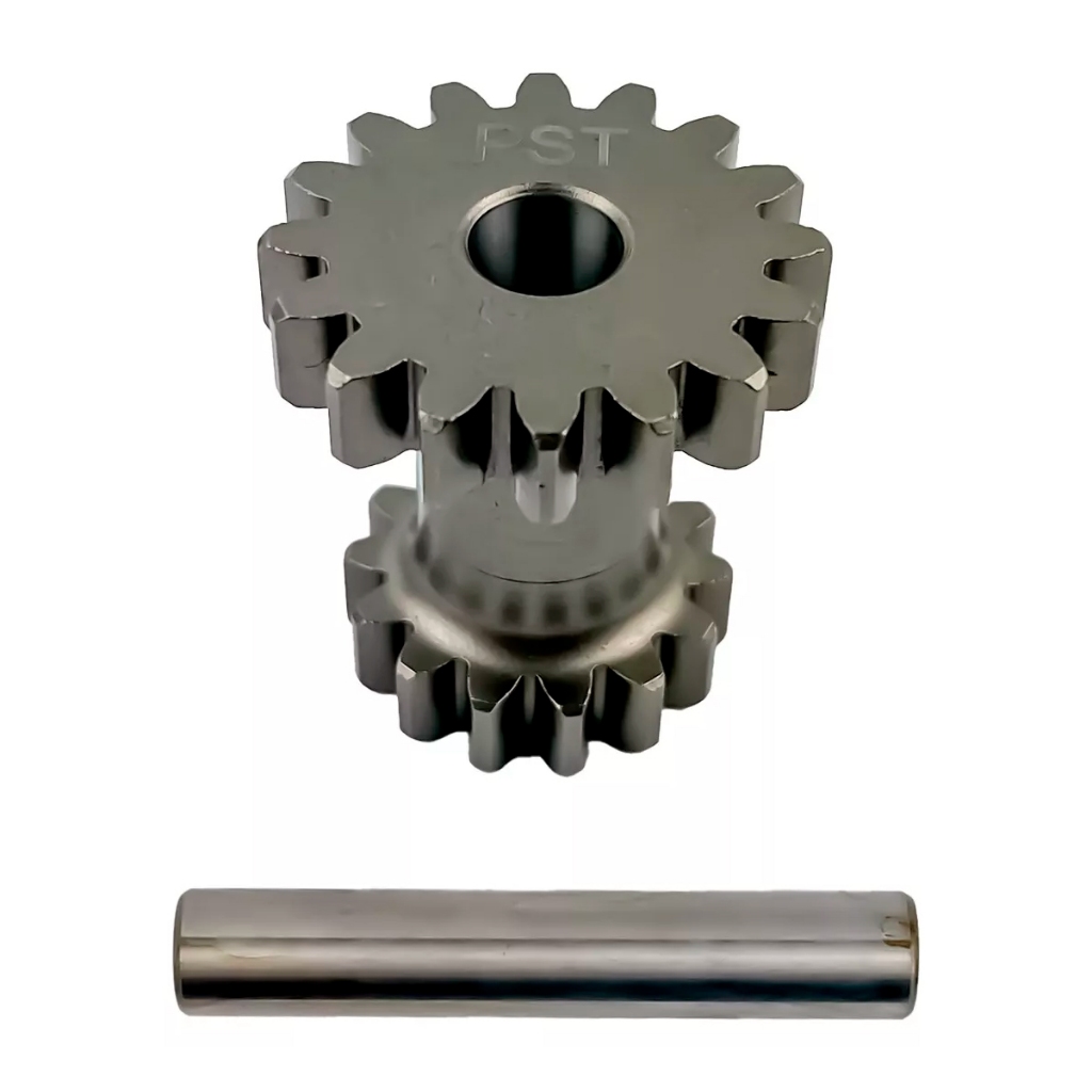 Kit Engrenagens de Partida Intermediária + Redução com Eixos CBX 200 Strada 1994 a 2002 - XR 200 1994 a 2002... — imagem 2 de 2