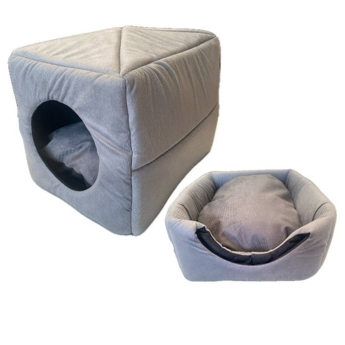 Caminha Pet Toca Iglu 2EM1 Cama Para Cães e Gatos Com Almofada
