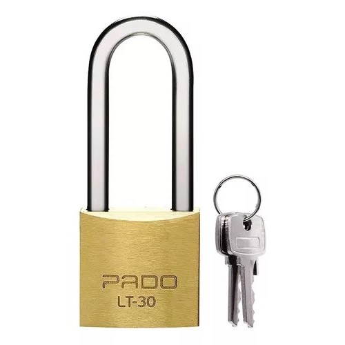 Cadeado de latão haste longa LT-30mm Pado