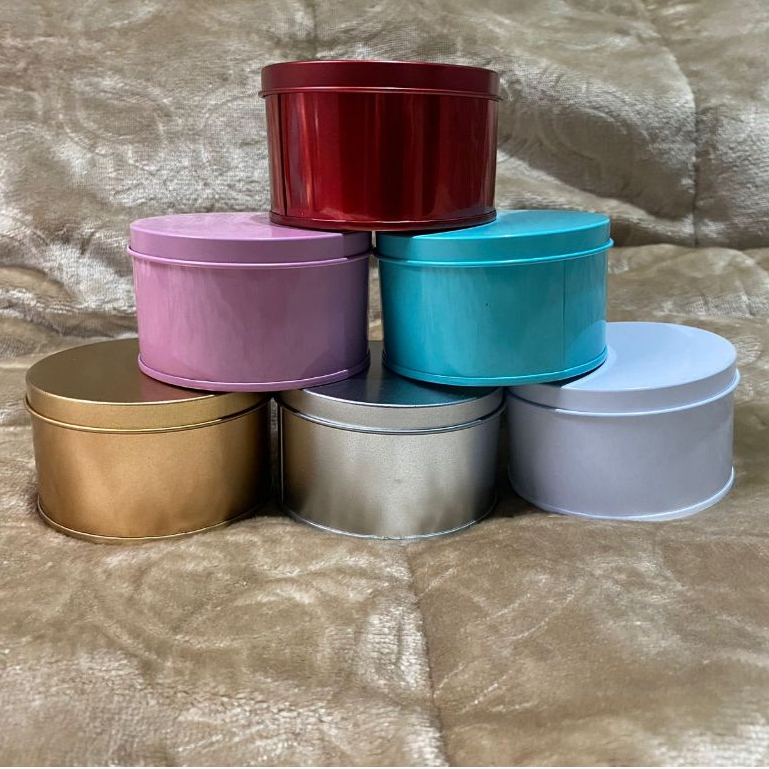 Kit 12/24 Latas de Metal Latinha para Lembrancinha Redonda em Oferta na Shopee