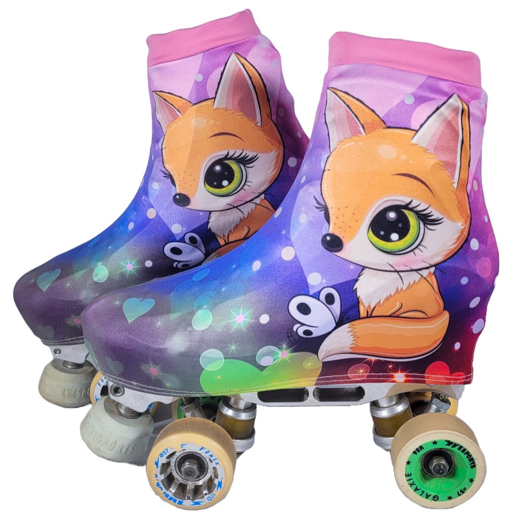 Polaina Cobre Botas Coleção Cute Capa Para Patins Raposinha