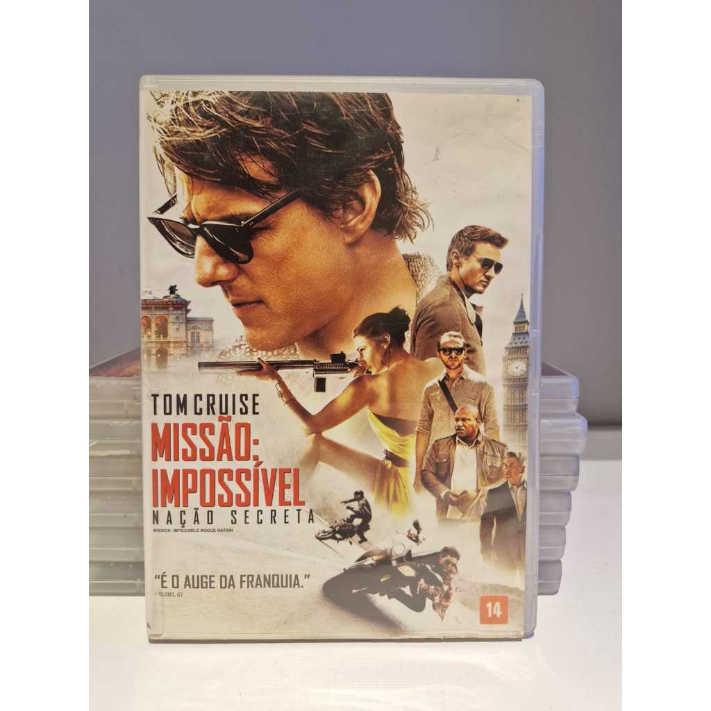 MISSÃO IMPOSSÍVEL - NAÇÃO SECRETA - Tom Cruise - DVD - Original